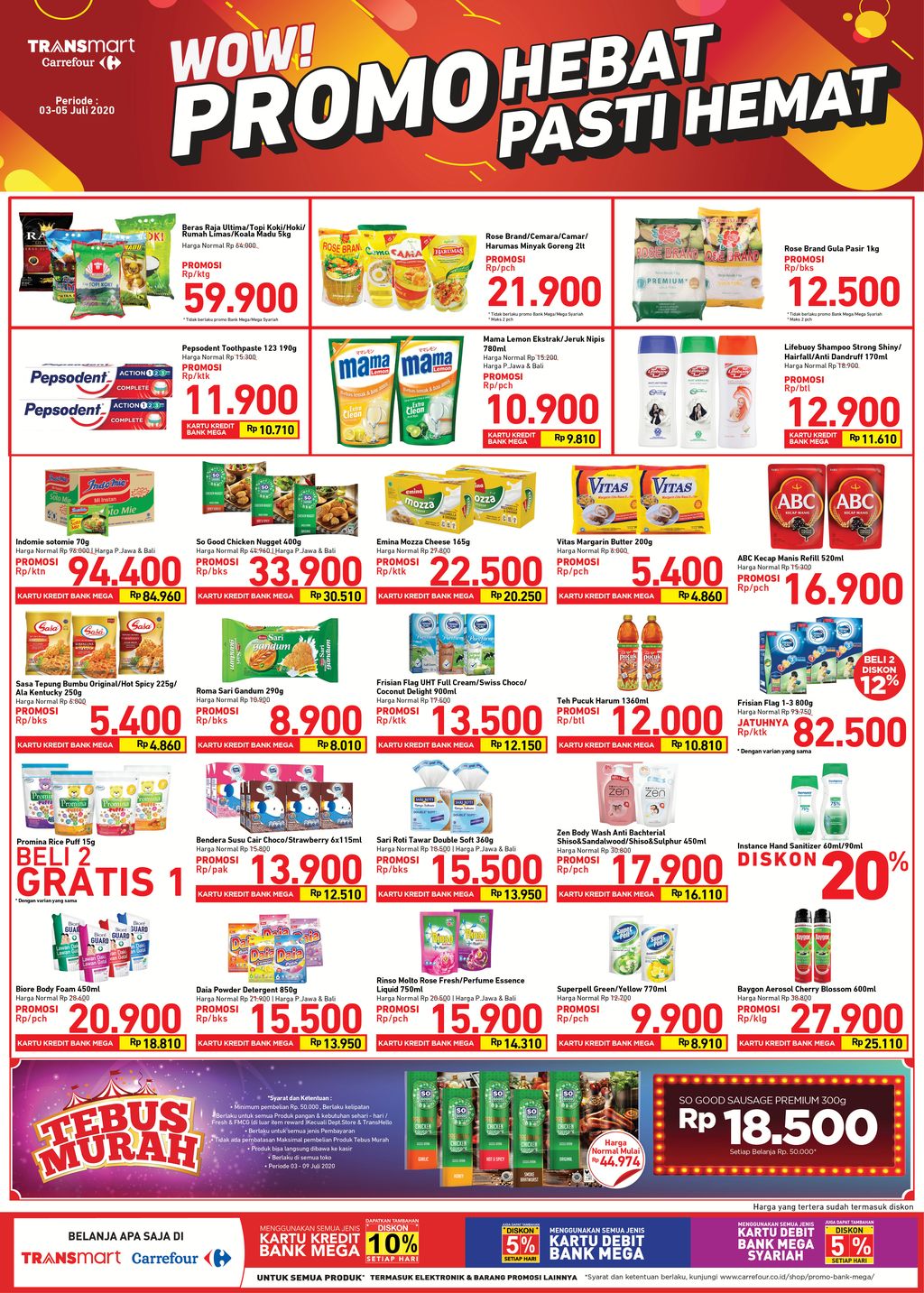 Wow Hemat! Harga Miring Minyak Goreng hingga Beras di