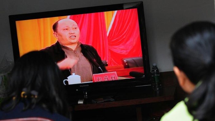 Zheng Yanxiong was a leading figure in Chinas suppression of violent protests in Wukan village in southern Guangdong province in 2011 (AFP Photo/MARK RALSTON)