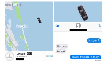 Tersesat di lautan. Foto: Bored Panda