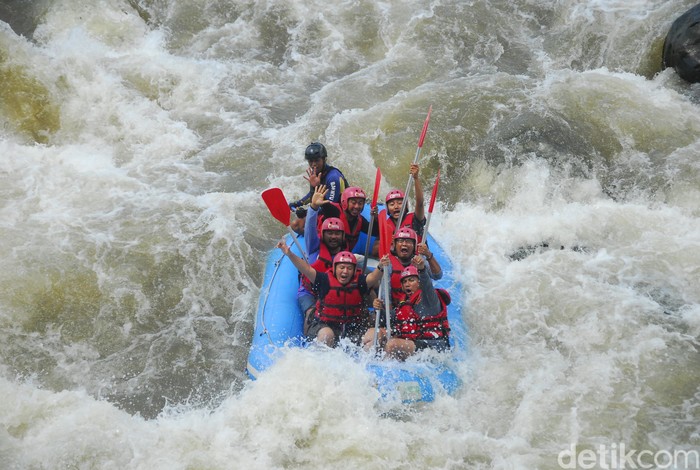 Arung jeram The Pikas sebelum pandemi