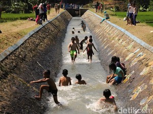 Irigasi Talangseng Garut Disulap Jadi Tempat Wisata