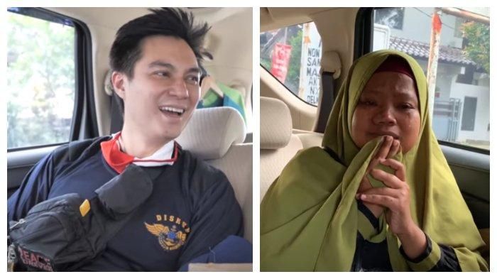 Kebaikan Baim Wong Saat Bantu Penjual Makanan Kecil