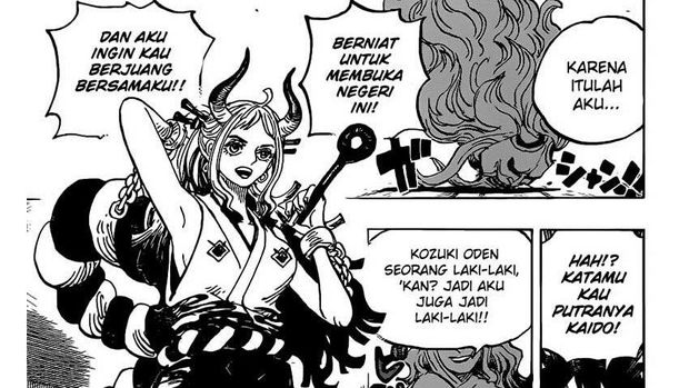 Spoiler One Piece 986 Yamato Murka Dan Bunuh Kaido