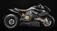 Virus Alyen 988 - Rp 1,4 Miliar. Motor ini lebih menonjolkan pada tampilan yang super keren sebagai karya seni roda dua. Desain motor ini memang sangat menarik dan berbeda dari biasanya. Didukung oleh mesin V-twin dari Ducati Panigale, Aylen adalah motor sport bertenaga 200bhp semi naked. Banyak yang mengharapkan motor ini dibuat dengan bekal mesin V4 Ducati sekalian. Foto: Visordown