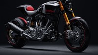 Arch KRGT-1 - Rp 1,6 Miliar. Jika cari motor bergaya cruiser dengan performa buas motor ini adalah pilihannya. Gaya cruiser motor ini pun terbilang tidak konvensional, ada sentuhan custom yang membuatnya spesial. Bahan pembuatan motor ini juga tak sembarangan, yaitu aluminium billet. Ini yang menjadi salah satu faktor nilai jualnya tinggi. Foto: Visordown