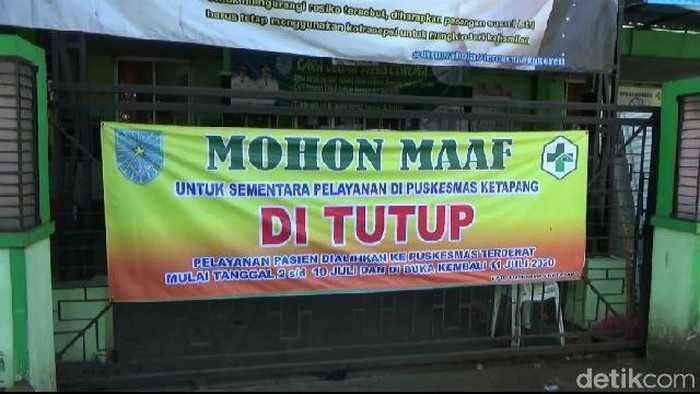 puskesmas ditutup