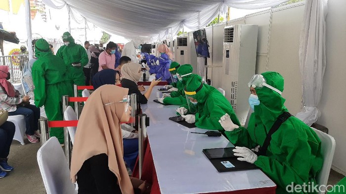 Rapid Test di Pasar Ciawi Bogor