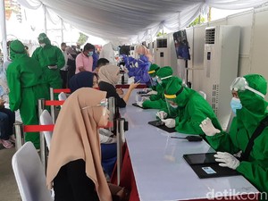 Rapid Test Massal di Pasar Ciawi Bogor, 6 Orang Reaktif