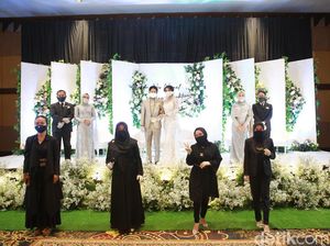 Simulasi Resepsi Pernikahan di Banyuwangi Digelar Selama Transisi New Normal