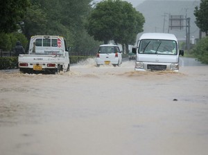 Jepang Dilanda Banjir, 50 Orang Dikhawatirkan Tewas