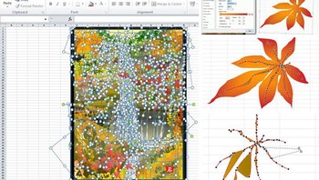 Begini proses gambarnya, terlihat sangat rumit ya. (Foto: Tatsuo Horiuchi)