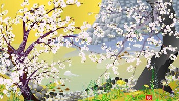 Tantangan itu berupa menggambar namun karena ia tak ingin menghabiskan banyak uang untuk alat-aalt menggambar ia pun menggunakan PC komputer. (Foto: Tatsuo Horiuchi)