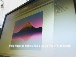 Wow Skill Dewa, Kakek 80 Tahun Bikin Gambar Dengan Microsoft Excel