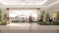Ini desain interior yang akan dibuat untuk gate keberangkatan. (Foster+Partners)