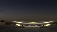 Menggandeng Foster+Partners, kerajaan Arab Saudi ingin agar bandara ini mewahnya seperti fatamorgana di padang pasir. (Foster+Partners)