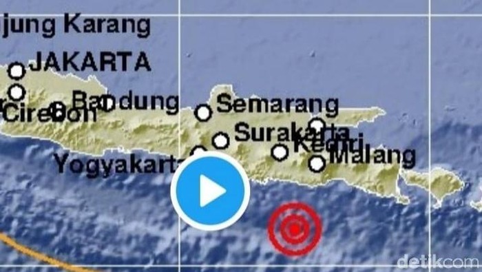 Gempa 5.3 M Landa Blitar