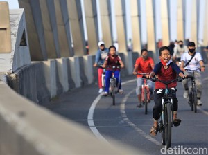 Minggu Kedua CFD Bekasi: Pedagang Belum Diizinkan-Wajib Pakai Masker