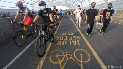 Goweser, Ada Jalur Sepeda Lho di CFD Bekasi