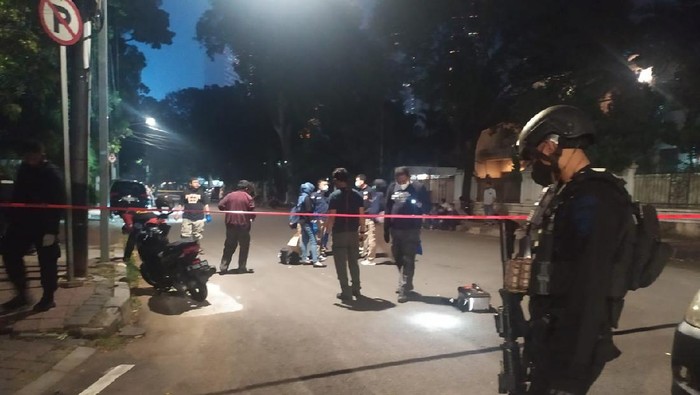 Ledakan di Menteng (Foto: Luqman/detikcom)
