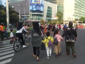Kawasan Bundaran HI Padat Meski Tanpa CFD, Dishub DKI Akan Evaluasi