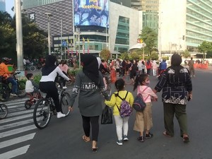 Bundaran HI yang Tetap Jadi Idaman Meski CFD Ditiadakan
