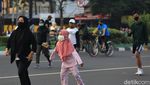 Potret Keramaian Warga Saat CFD di Bekasi