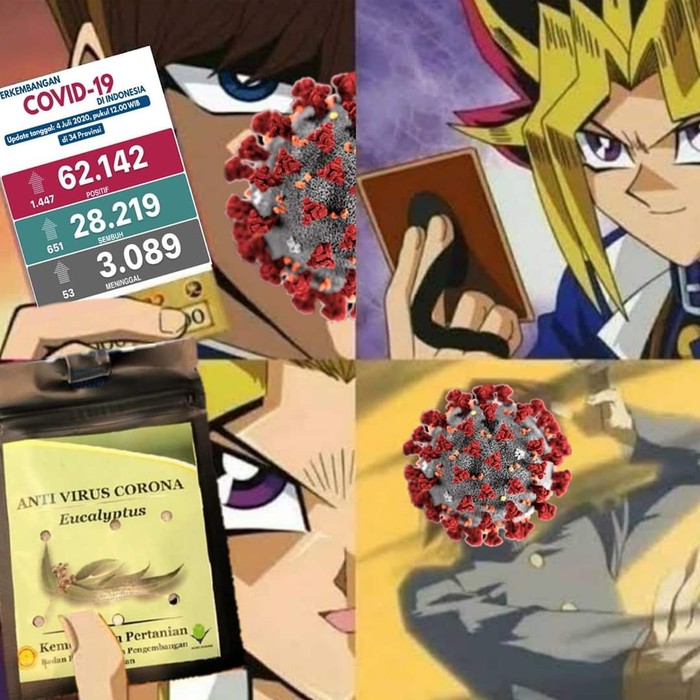 Sederet Meme Lucu Kalung Antivirus Corona 