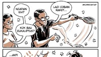 Beberapa kreator komik membuat sketsa singkat soal eucalyptus. Istimewa/Dok.Instagram @komikfaktap.  