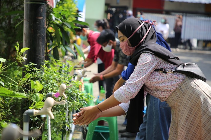 UTBK di UPN Veteran Jakarta, 5 Juli 2020. (Dok UPN Veteran Jakarta)