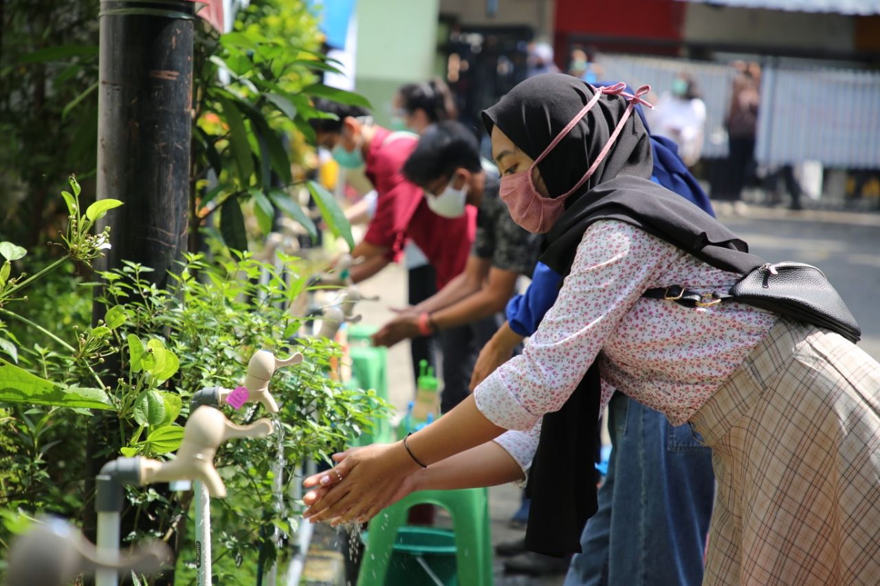 UTBK di UPN Veteran Jakarta, 5 Juli 2020. (Dok UPN Veteran Jakarta)