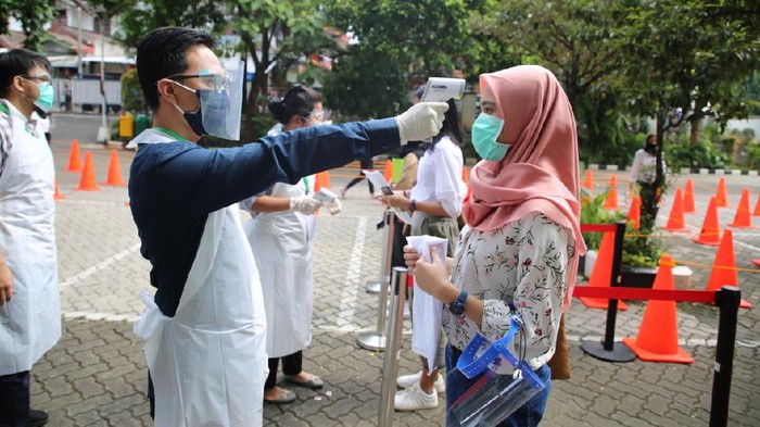 UTBK di UPN Veteran Jakarta, 5 Juli 2020. (Dok UPN Veteran Jakarta)