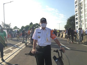 Walkot Jaksel: Kawasan Pesepeda JLNT Antasari Sebelum Covid Sepi, Sekarang Ramai