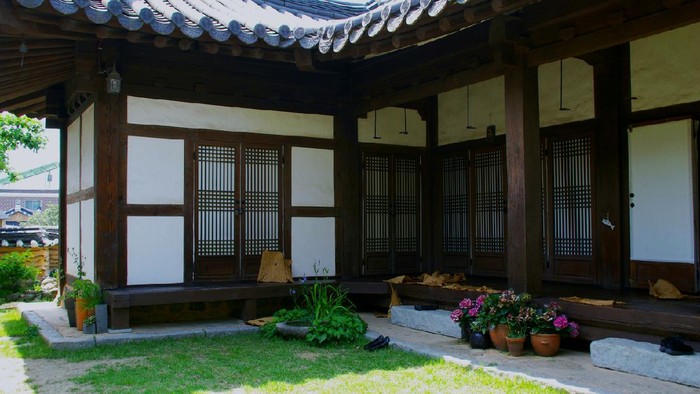 a Korean traditional house
