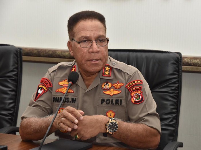 Kapolda Papua, Irjen Paulus Waterpauw.