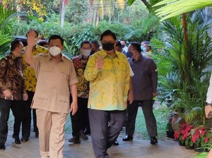 Bertemu Prabowo, Airlangga: Stabilitas Politik Penting dalam Suasana Pandemi