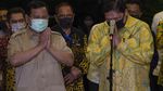 Ketum Golkar Sambangi Prabowo di Kertanegara