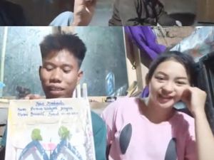 Kata Pria yang Viral karena Menikahi Model dengan Mahar Sandal Jepit