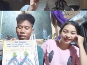 Kata Pria yang Viral karena Menikahi Model dengan Mahar Sandal Jepit