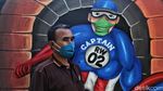 Mural Lawan COVID-19 Hiasi Rawa Badak Selatan