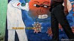 Mural Lawan COVID-19 Hiasi Rawa Badak Selatan