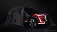 Sebagai buktinya, gambar teaser (penggoda) Nissan Magnite mulai beredar luas di dunia maya. Gambar ini cukup diyakini keasliannya, sebab terdapat watermark Nissan Global Desain pada bocoran gambar tersebut. (Foto: Motor1)
