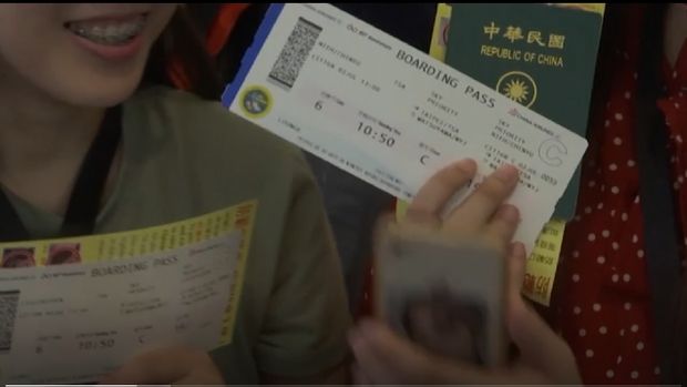 Bandara Internasional Taipei membuat penerbangan pura-pura untuk traveler yang naik pesawat.