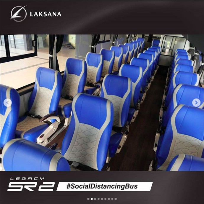 Physical Distancing di Bus Buatan Jawa Tengah