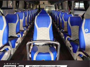 Bus Physical Distancing Buatan Jawa Tengah Punya Formasi Tempat Duduk 1-1-1