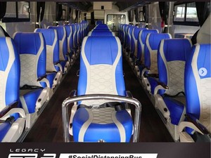 Bus Physical Distancing Buatan Jawa Tengah Punya Formasi Tempat Duduk 1-1-1