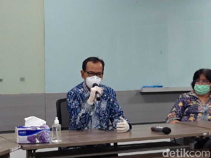 Plt Dirjen Kemendikbud Nizam  di Gedung Rumpun Ilmu Kesehatan Universitas Indonesia (RIK UI), Depok, Senin (6/7/2020).