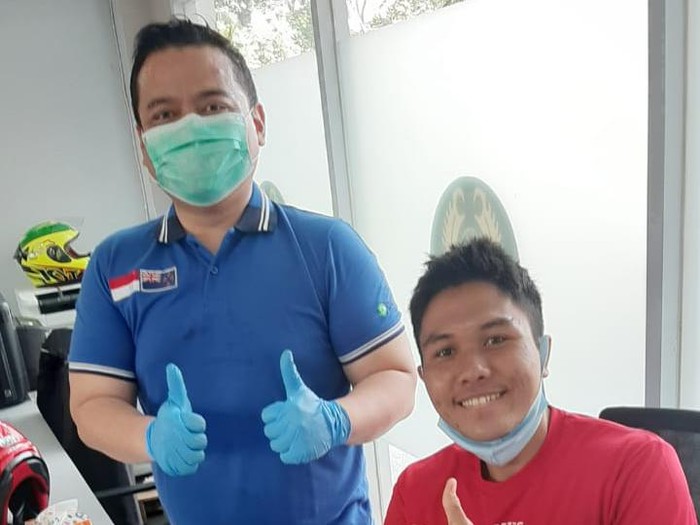 PP Pelti melakukan rapid tes untuk petenis pelatnas.