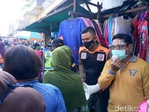 Ada Razia Masker Serentak di Pasar Tradisional Surabaya, Hasilnya?