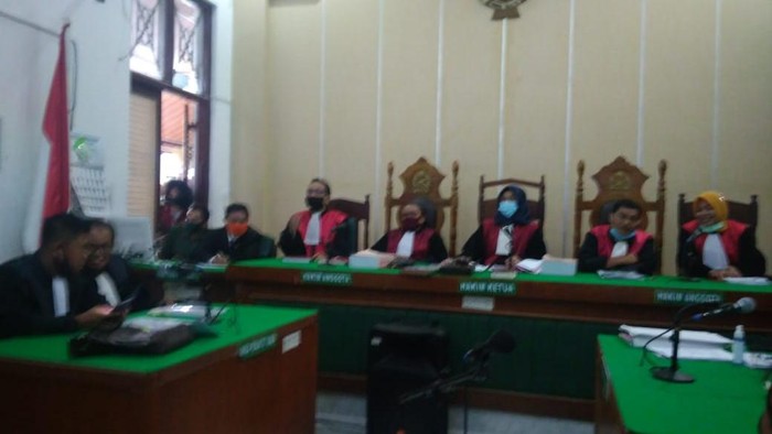 Sidang kasus dugaan korupsi eks pejabat Bank Sumut (Datuk Haris Molana-detikcom)