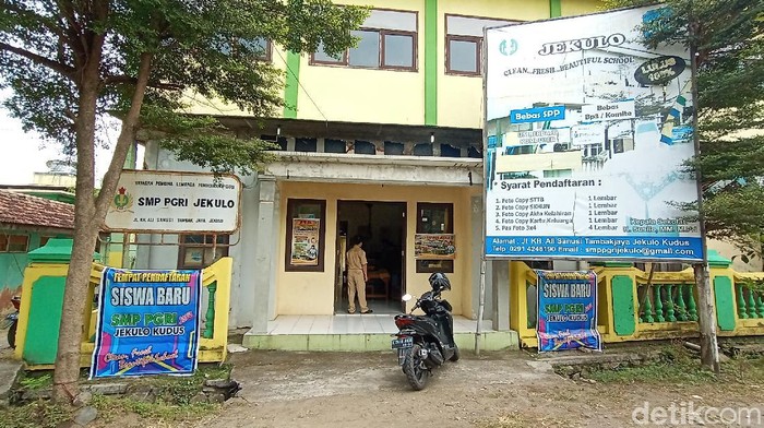 SMP PGRI Jekulo Kudus sudah lima tahun terakhir kesulitan dapat siswa baru saat PPDB